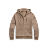Polo Ralph Lauren Double Knit Full-Zip Hoodie (Classic Brown) - Polo Ralph Lauren