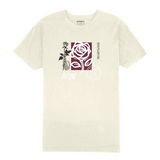 Outrank Smell The Roses T-Shirt (Vintage White) - Outrank