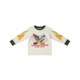 Kids Billionaire Boys Club BB Flame L/S Knit (Whisper White) - Billionaire Boys Club