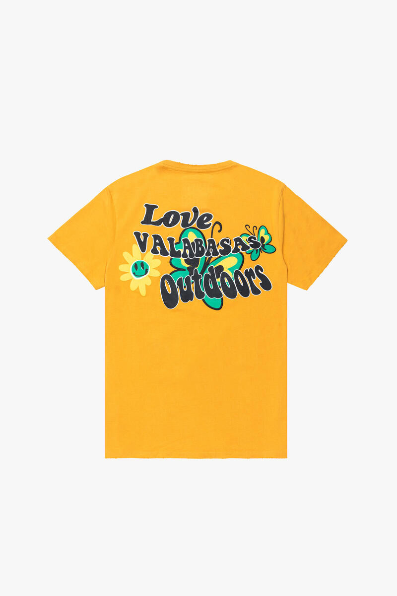 Valabasas We Outside Tee (Vintage Citrus) - VLBS90047 - VALABASAS