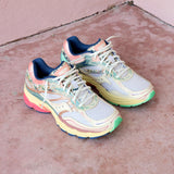 Mens Saucony ProGrid Omni 9 Kissaten (Beige/Blue)