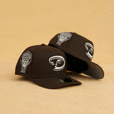 New Era Arizona DiamondBacks 1998 Inaugural Season 9FIFTY A-Frame Snapback-(Brown)