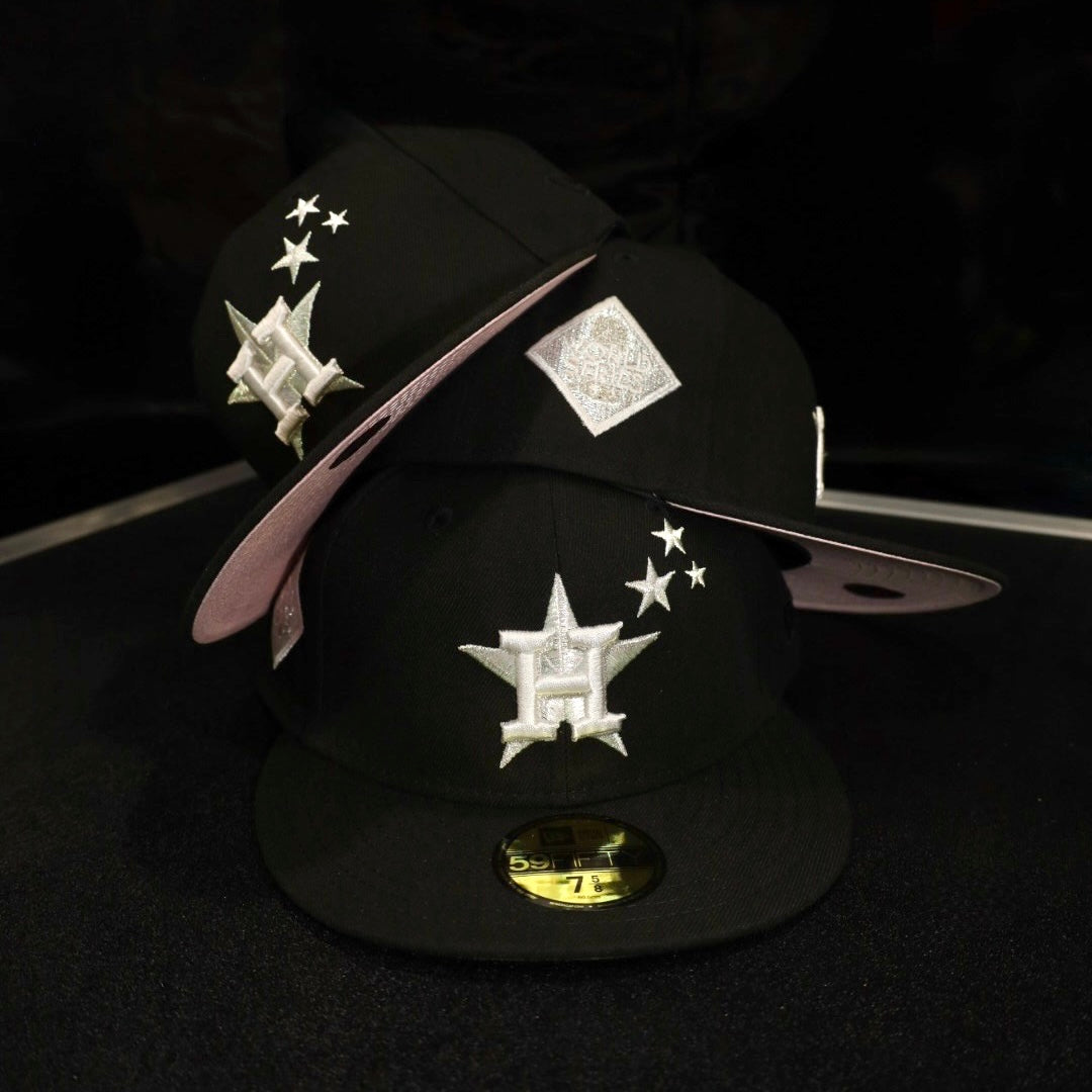 New Era Houston Astros 2017 World Series Side Patch Fitted (Black) - New Era