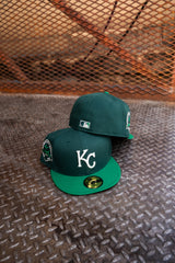 New Era Kansas City Royals 40th Anniversary Grey UV (Dark Green/Green) 59Fifty Fitted - New Era