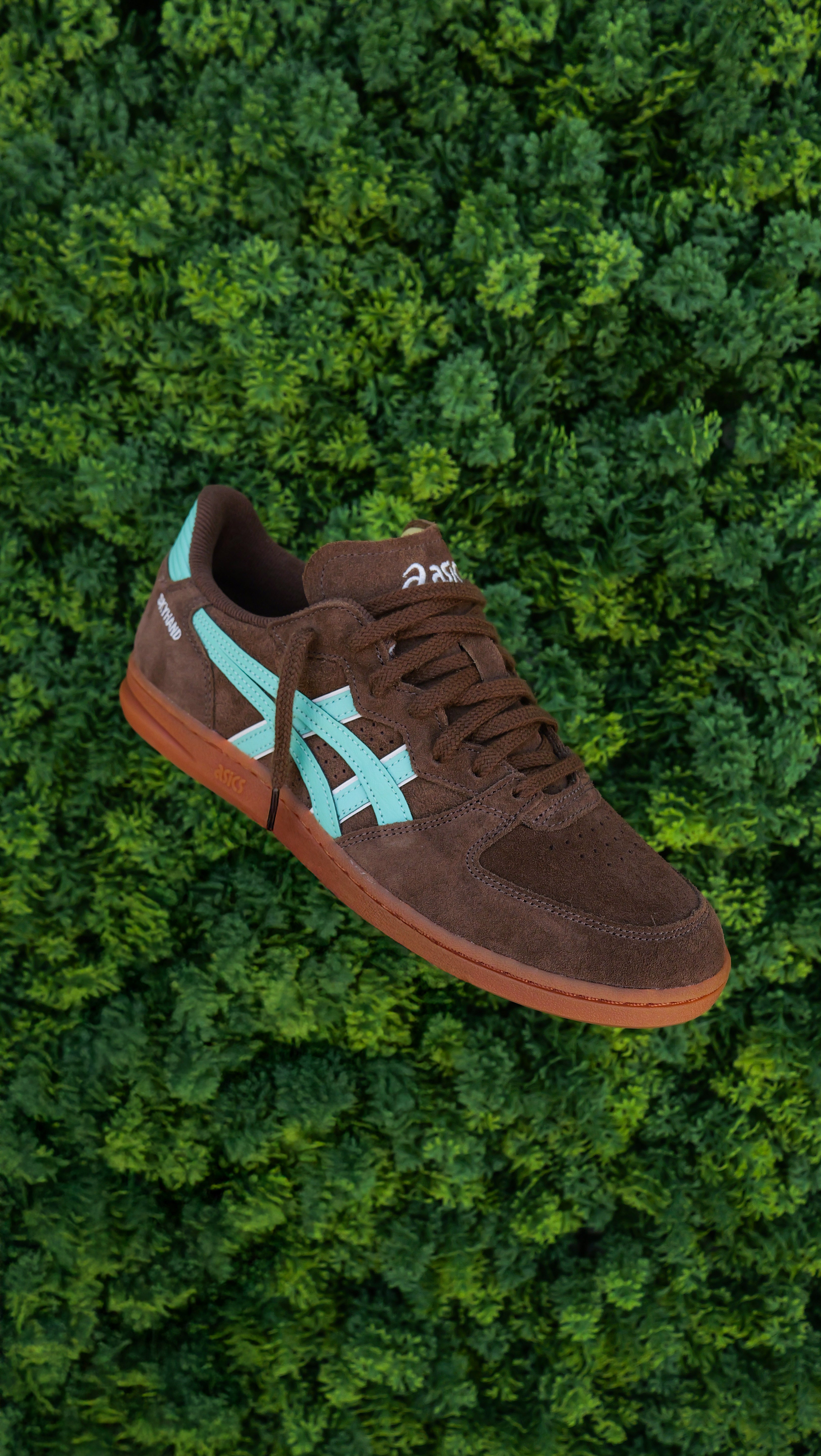 Mens Asics Skyhand OG (Brown Storm/Ice Green)