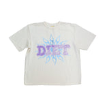 DSM "Flame Spray" Tee-Cream/Purple - Diet Starts Monday