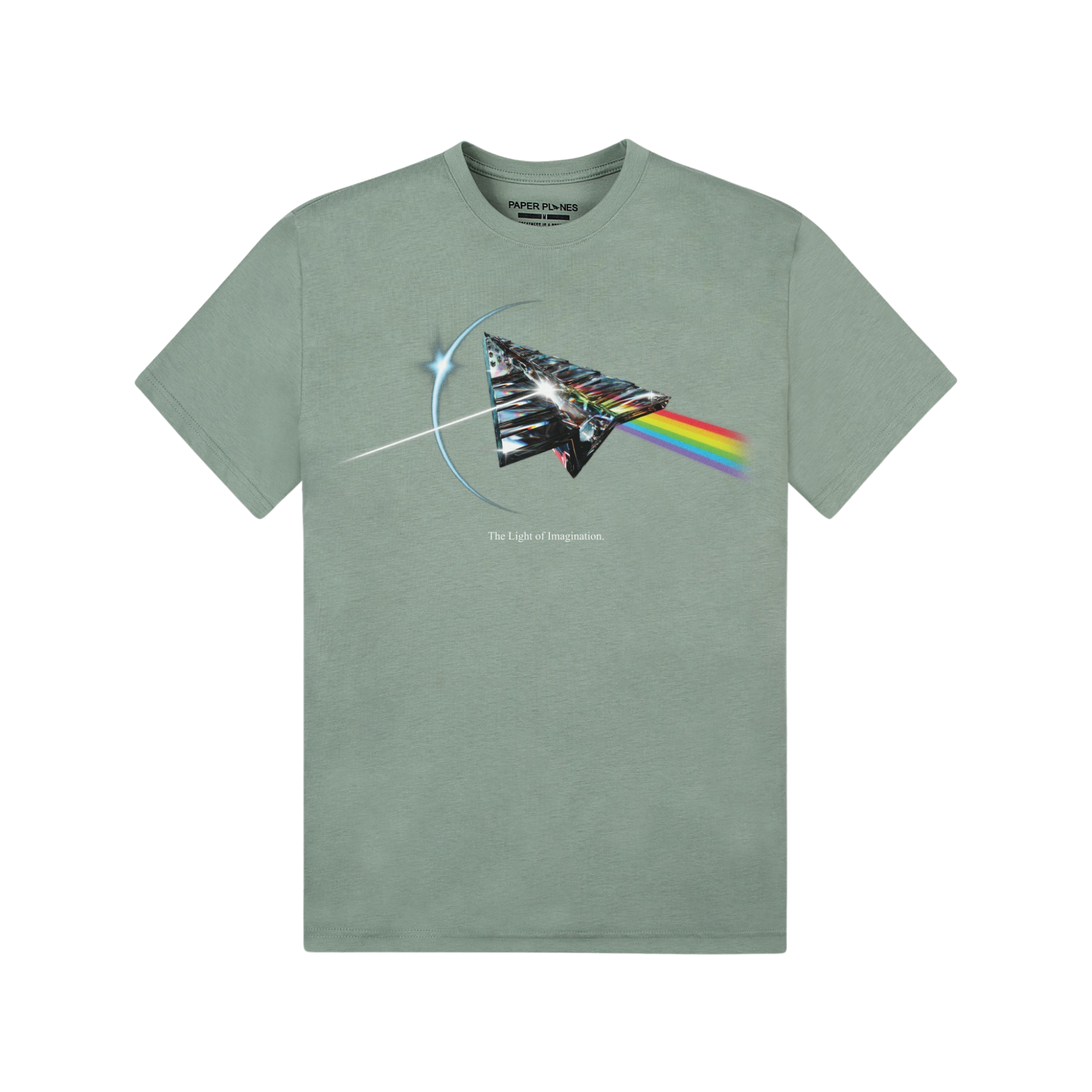 Paper Planes Colorful Reflection Tee (Iceberg Green)