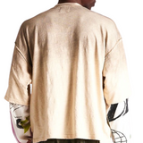 DSM "Double Layer Skull" Tee - (Antique White/Multi) - Diet Starts Monday