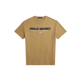 Polo Ralph Lauren Classic Fit Polo Sport Jersey T-Shirt (Khaki) - Polo Ralph Lauren