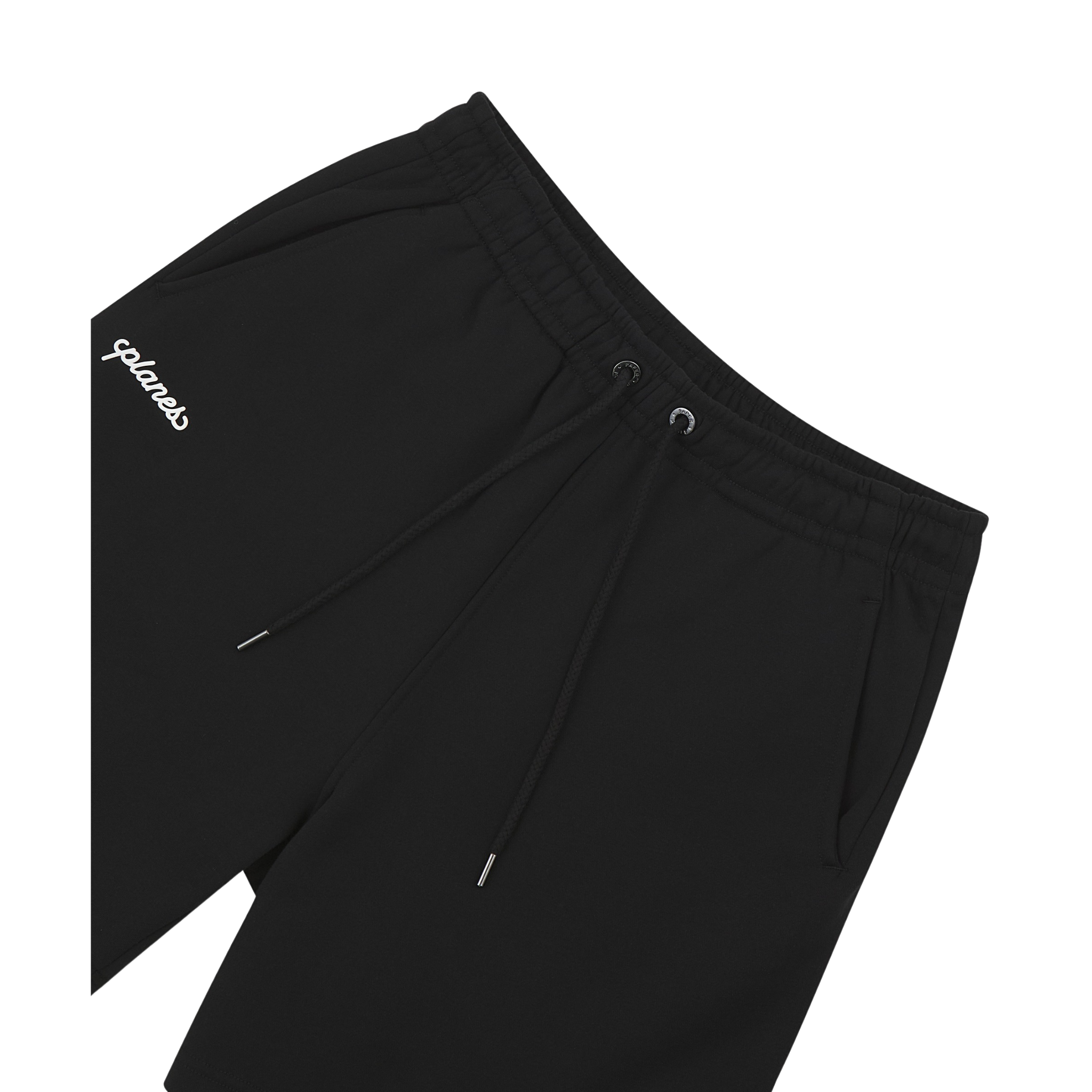 Paper Planes Script Weld Shorts (Black)