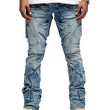 VALABASAS "Pumped" Stacked (Light Blue Wash) - VALABASAS