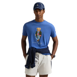 Polo Ralph Lauren Classic Fit Polo Bear Jersey T-Shirt (Iris Blue)