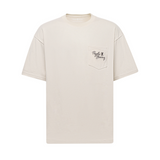 Psycho Bunny Desert Heavyweight Relaxed Pocket Fit Tee (Natural Linen)