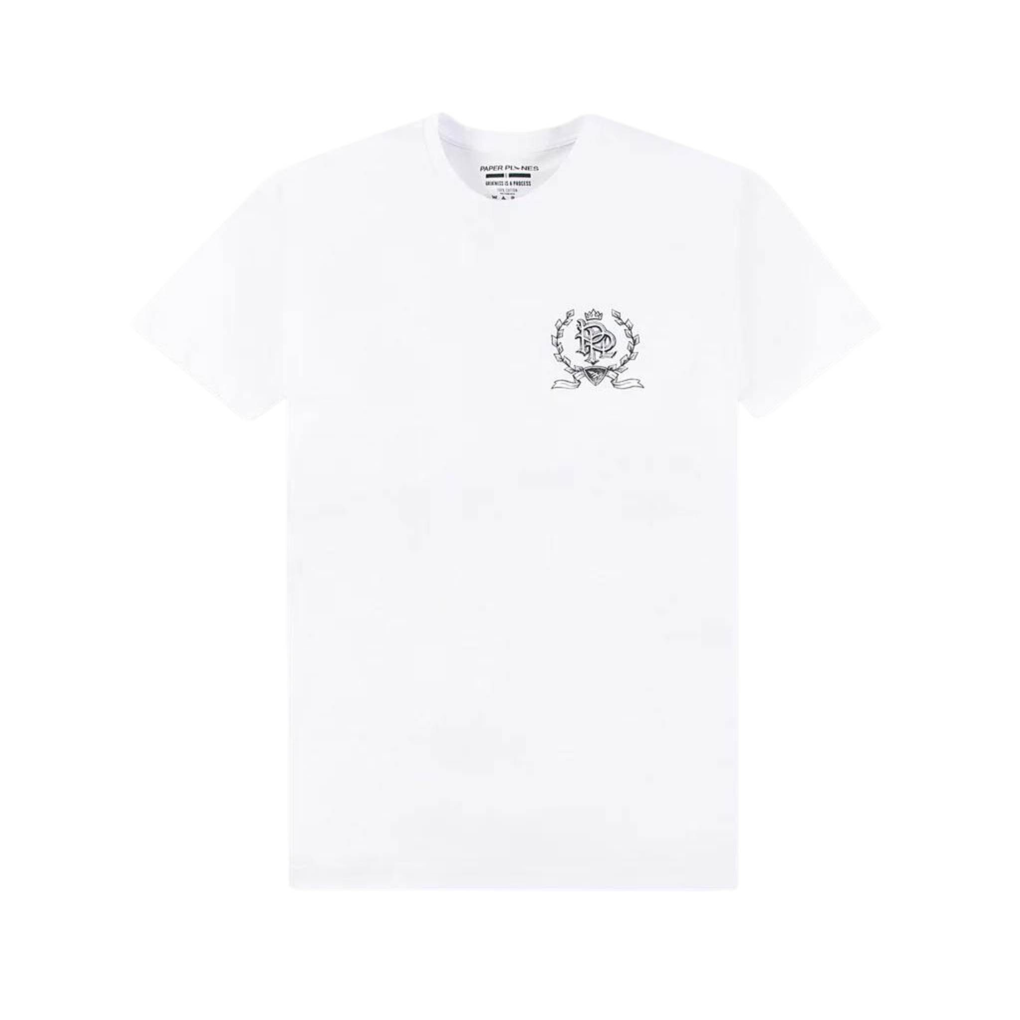 Paper Plane Crown Tee (White) - Paper Plane