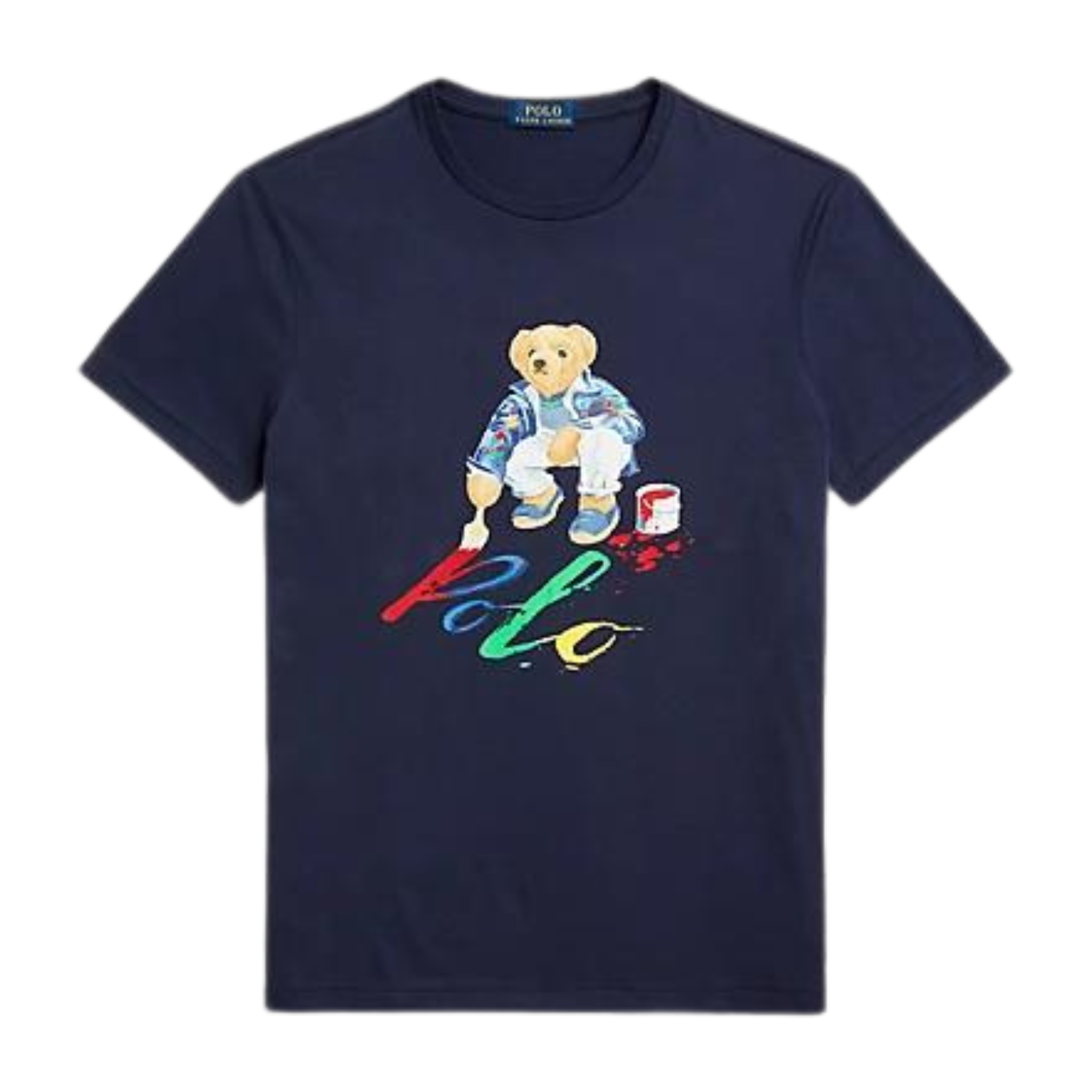 Polo Ralph Lauren Classic Fit Polo Bear Painter Jersey T-Shirt (Navy) - Polo Ralph Lauren