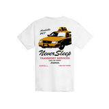 Outrank "Never Sleep" T-shirt (White) - Outrank