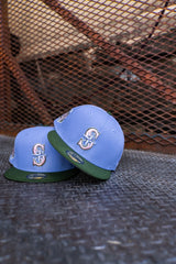 New Era Seattle Mariners 2023 All-Star Game Grey UV (Lavender/Olive) 59Fifty Fitted - New Era