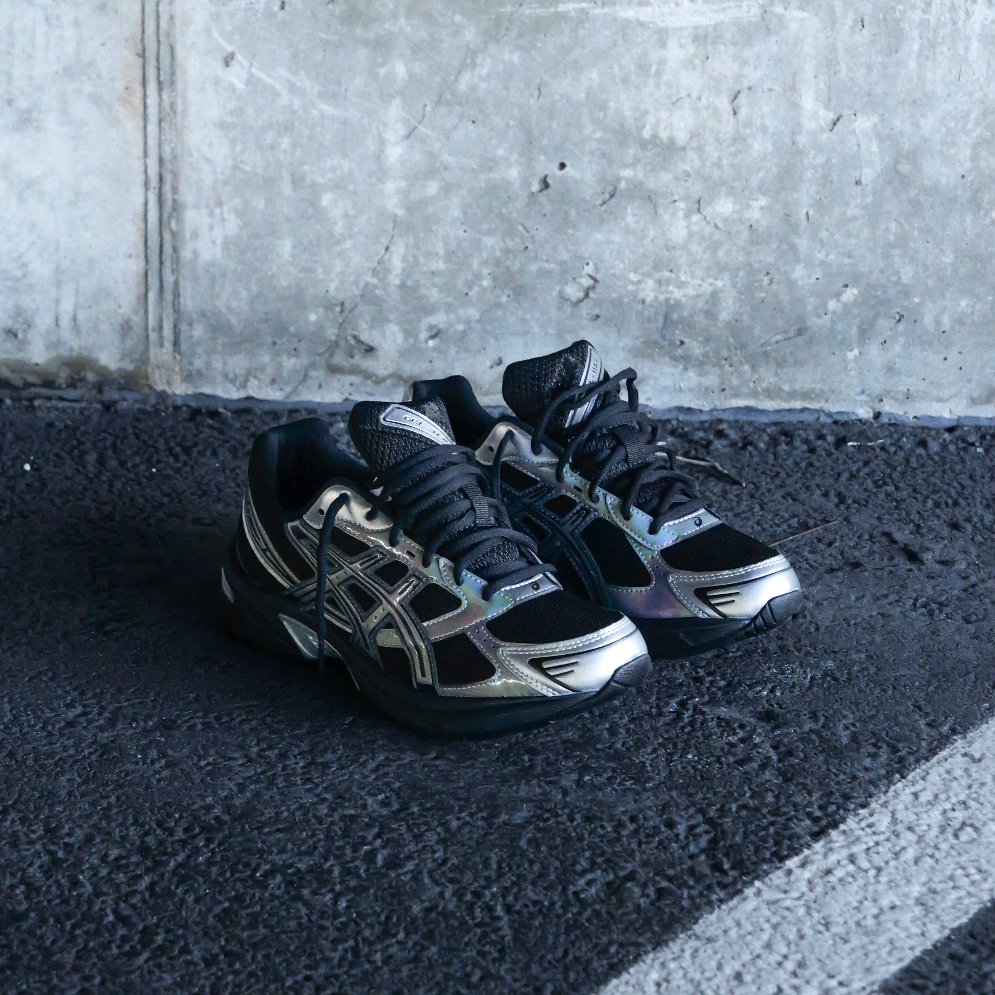 Mens Asics Gel-1130 “Holiday Pack” (Black/Pure Silver)