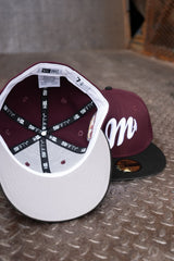 New Era Diablos Rojos Del Mexico Grey UV (Maroon/Black) 59Fifty Fitted