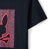 Kids Psycho Bunny Livingston Graphic Tee (Navy) - Psycho Bunny