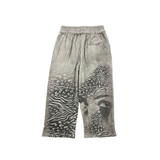 Mixed Emotion "Stripped" Sweatpants (Cream) - Mixed Emotion
