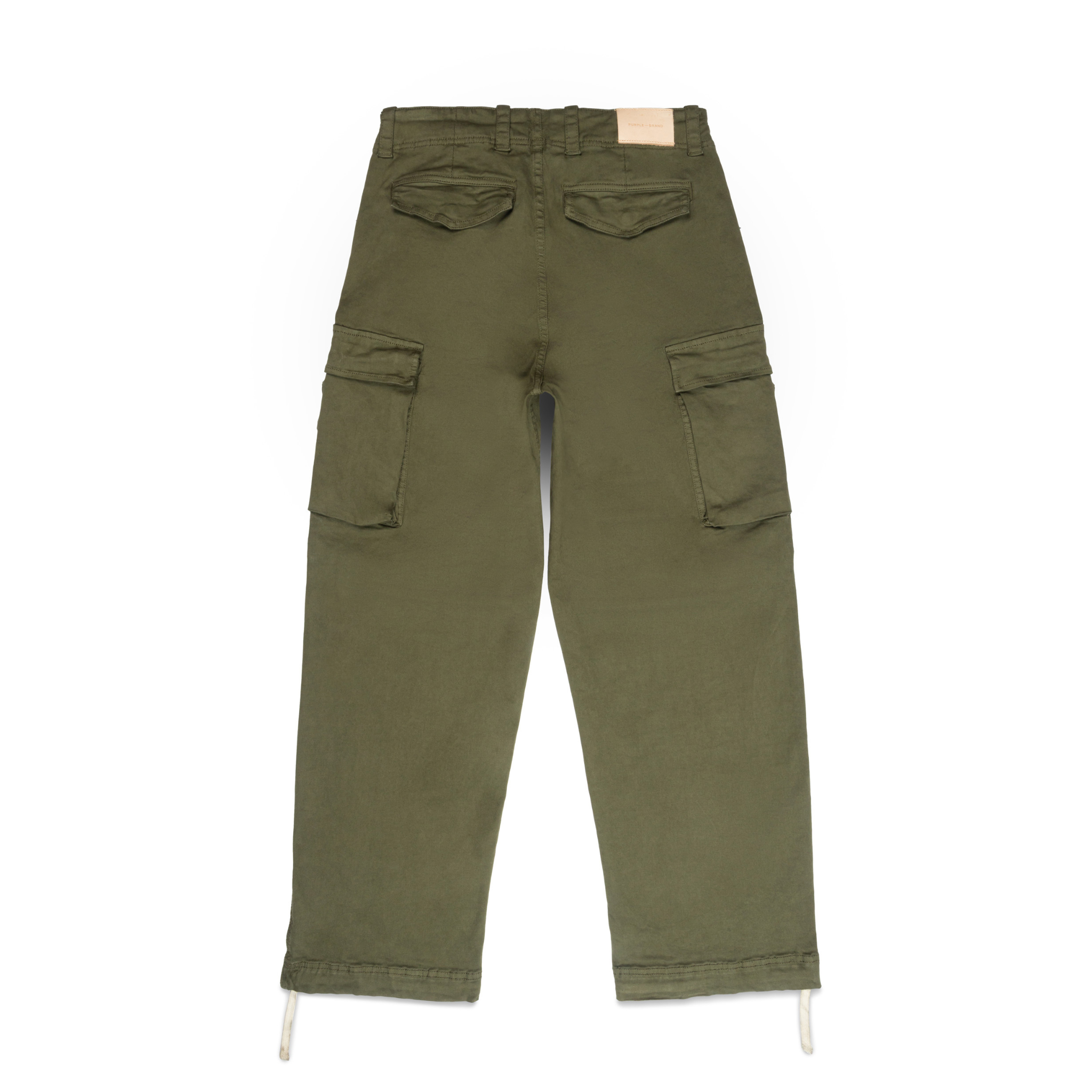 Purple Brand P527 Double Pocket Green Cargos (P527-DPWM124) - PURPLE BRAND