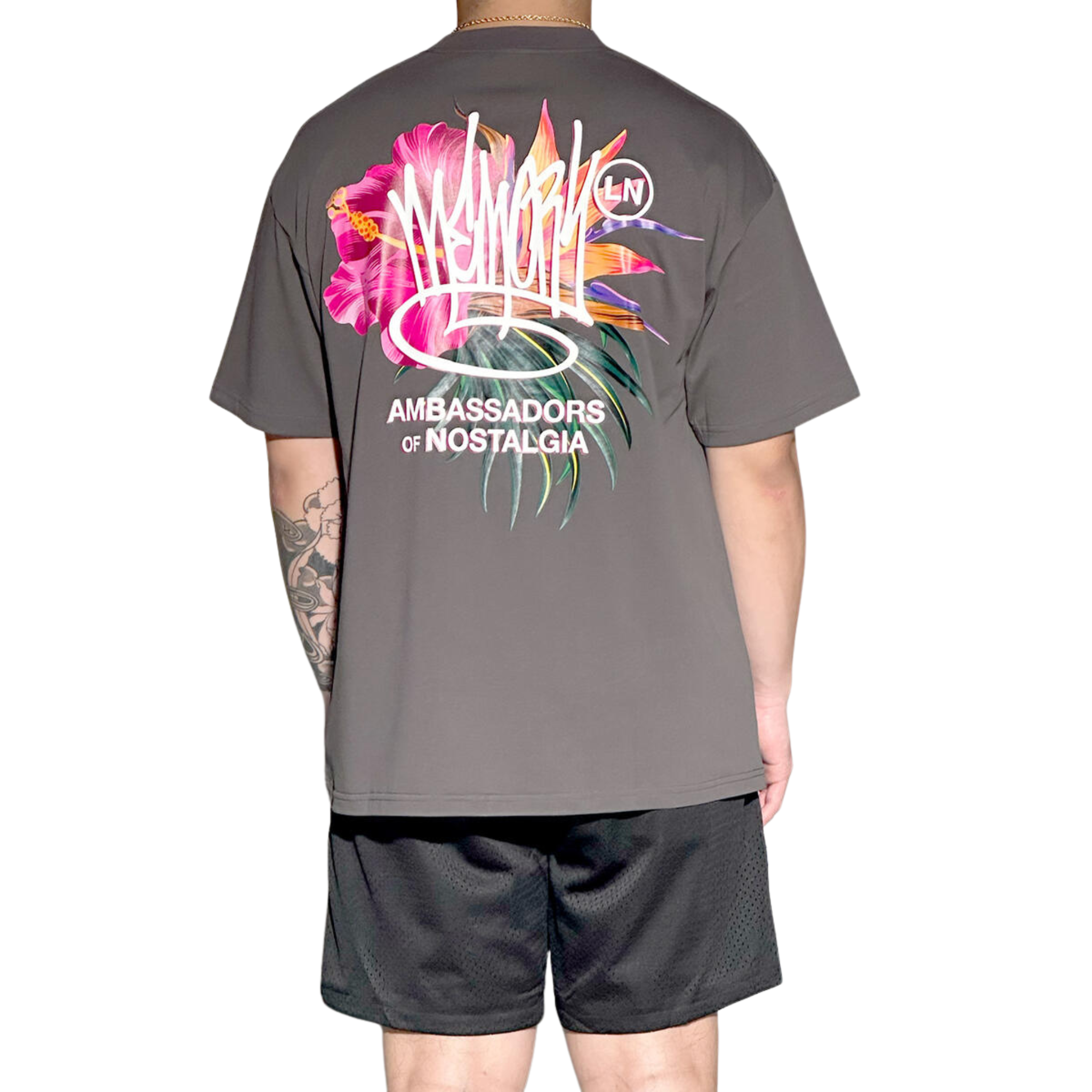 Memory Lane Paradise Tee (Grey)