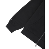 Paper Planes Oversized Script Weld Zip Up Hoodie (Black) - Paper Plane