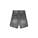 Valabasas "Cutlass" Denim Cargo Shorts (Dirty Blue)