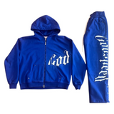 Godspeed OG Logo Sweatsuit V2 (Cobalt Blue) - Godspeed