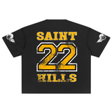 Saint Hills 'Jersey 22' Tee (Black)