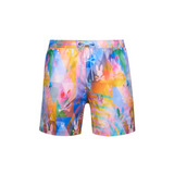 Psycho Bunny Milos Printed Swim Trunk (Ice Blue) - Psycho Bunny