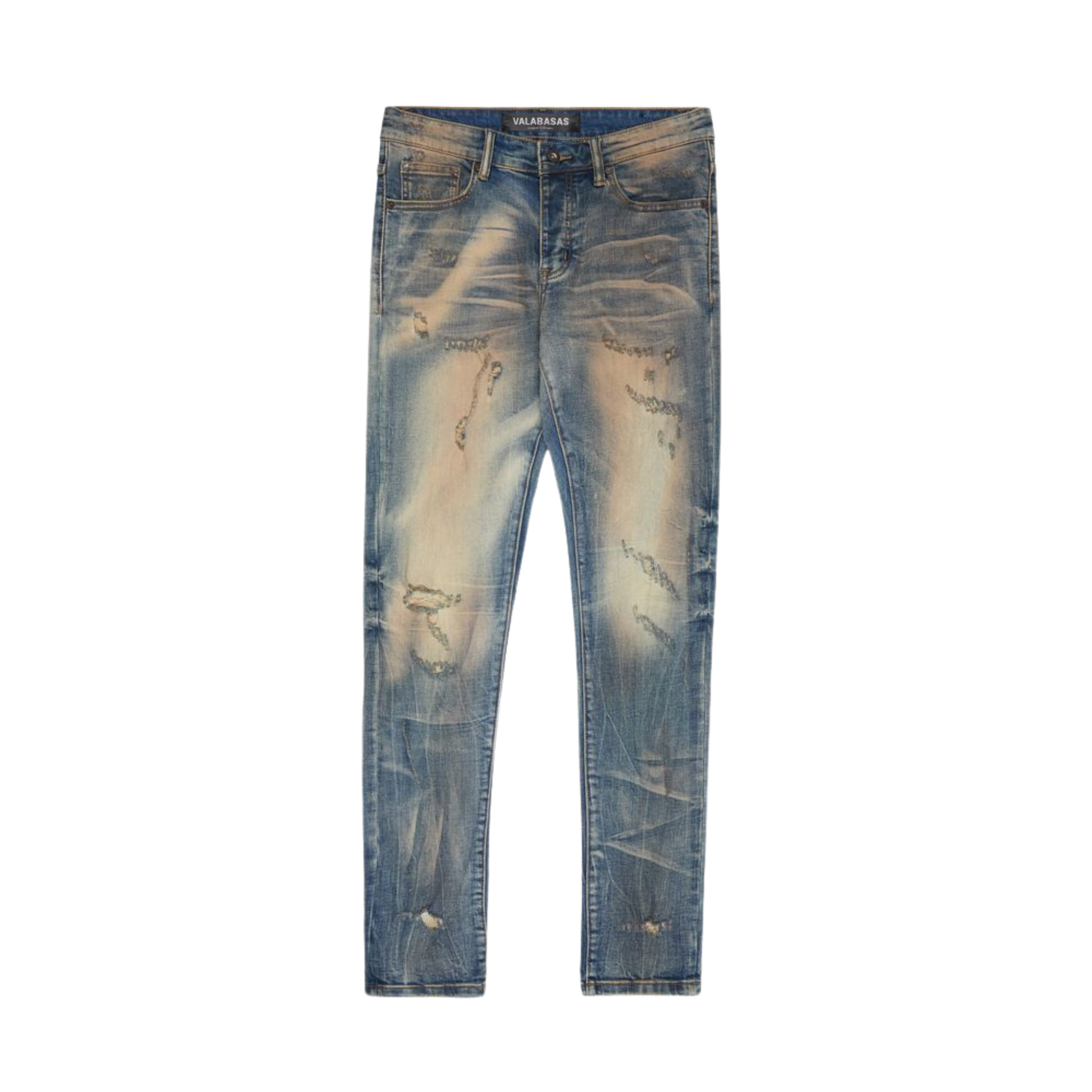 Valabasas "Whirl" Skinny Jean (Vintage Blue) - VALABASAS