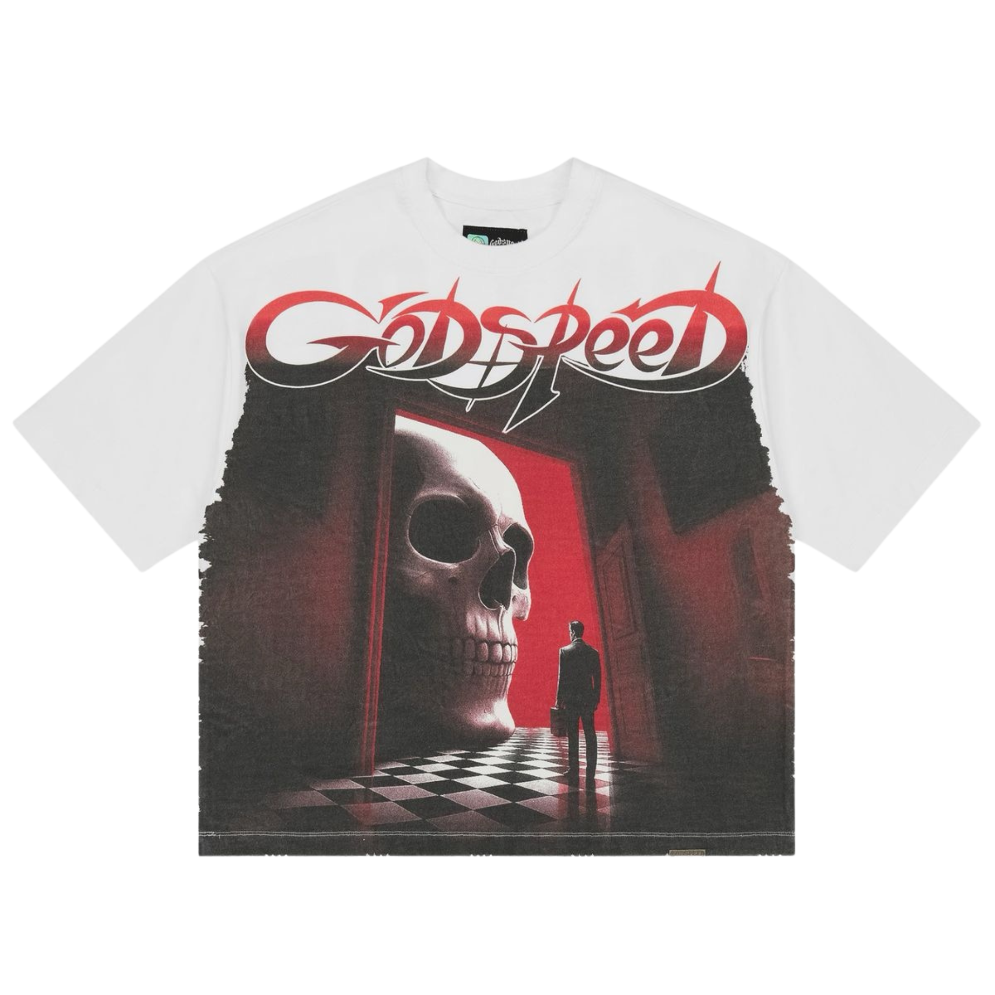 Godspeed "Fates Doorstep" T-shirt (Snow)