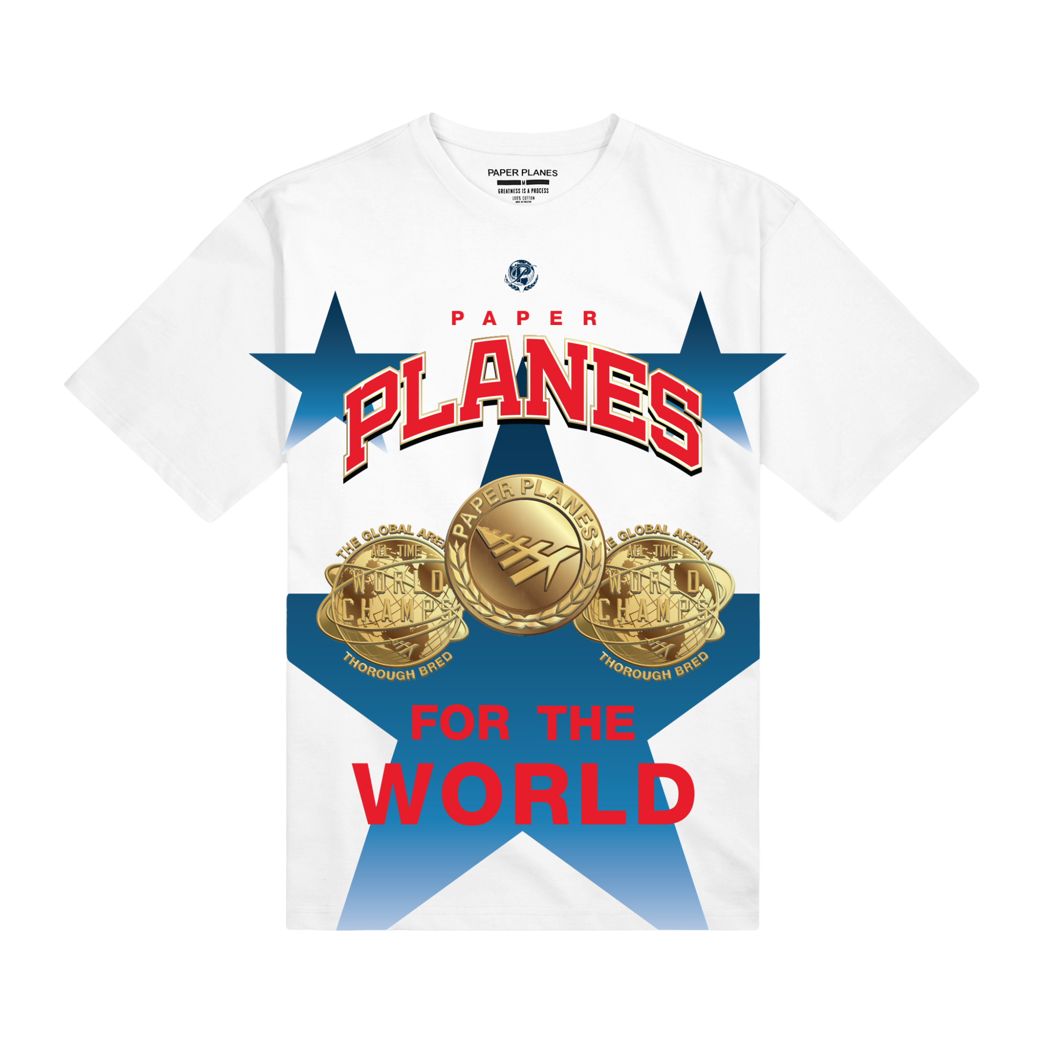 Paper Planes " GOLD MEDAL" Tee (White)