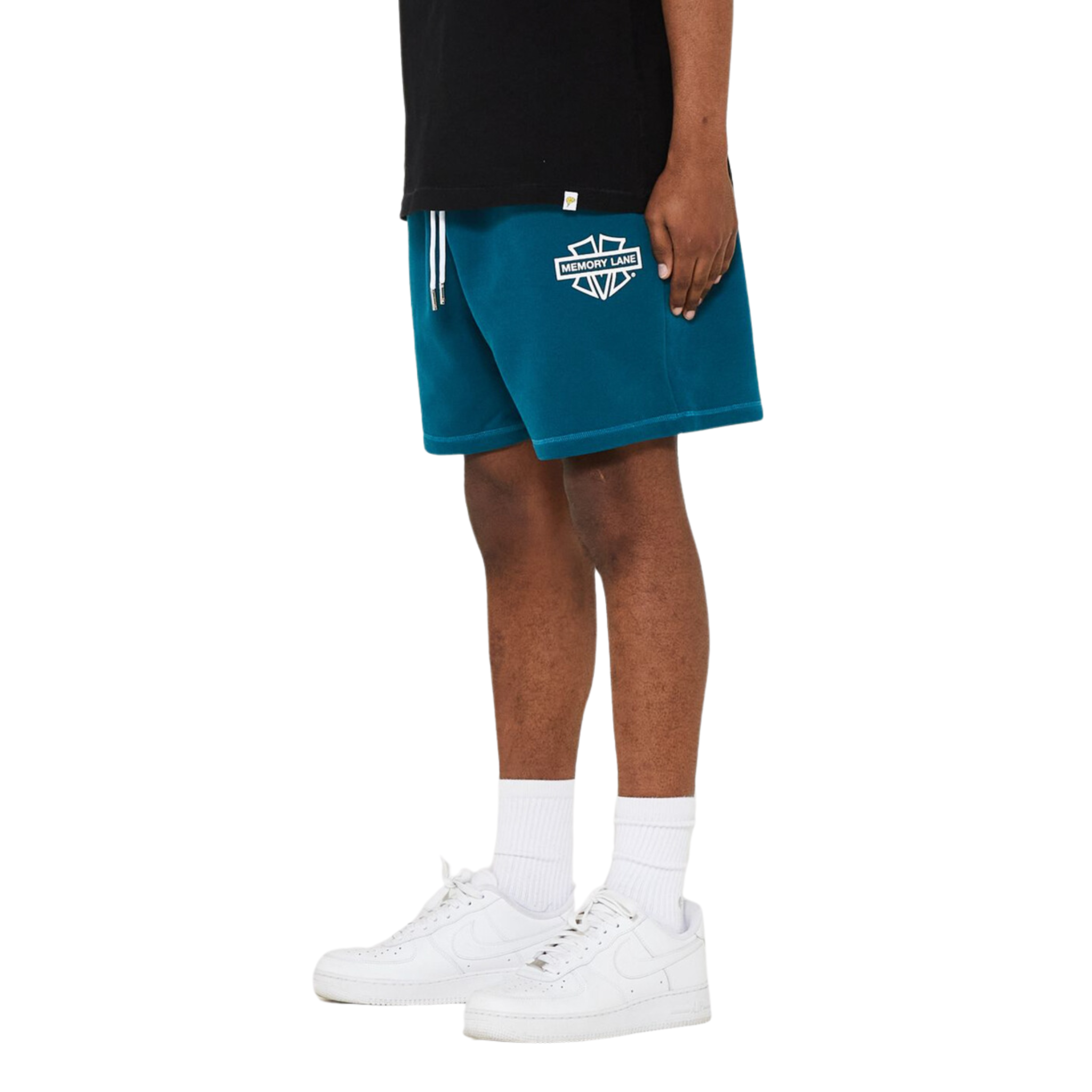 Memory Lane Outlaw Sweatshorts (Dark Aqua) - Memory Lane