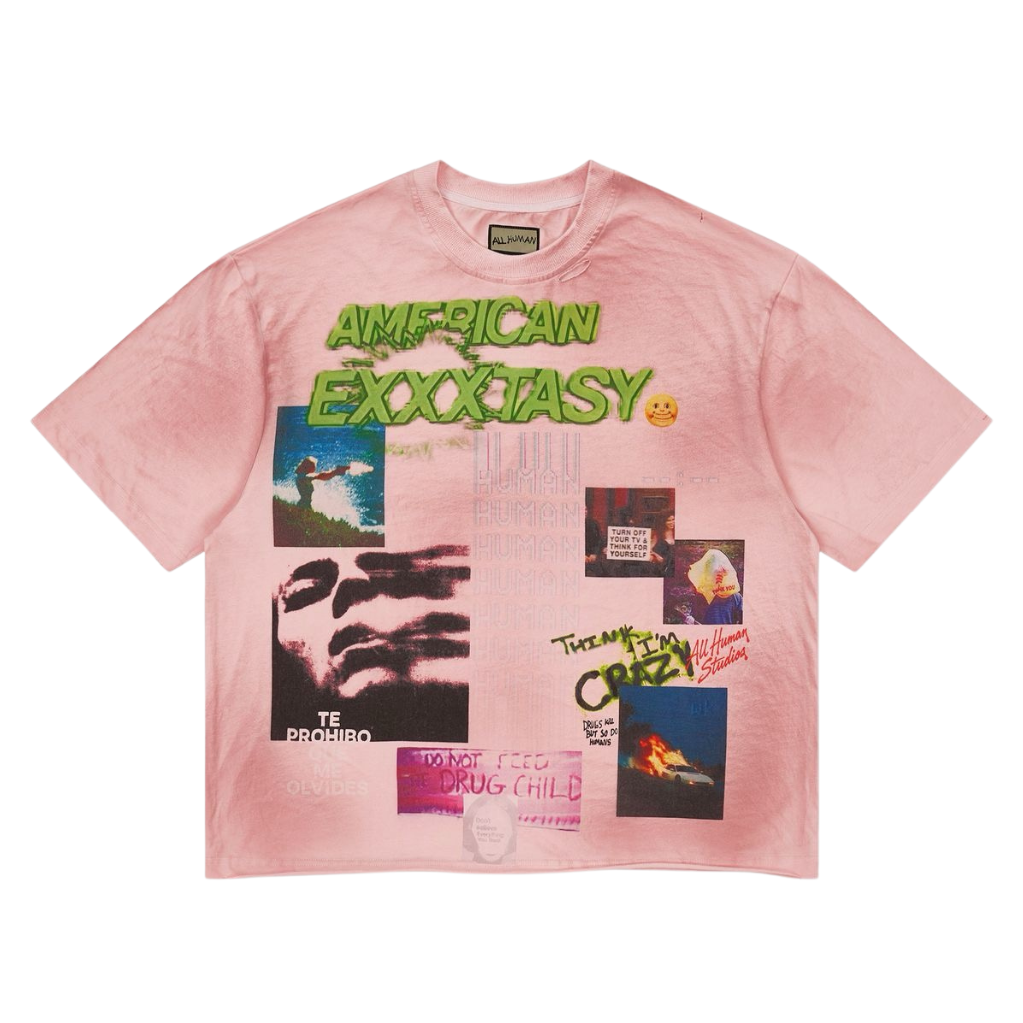 All Human "Champagne Room" (Pink Wash)
