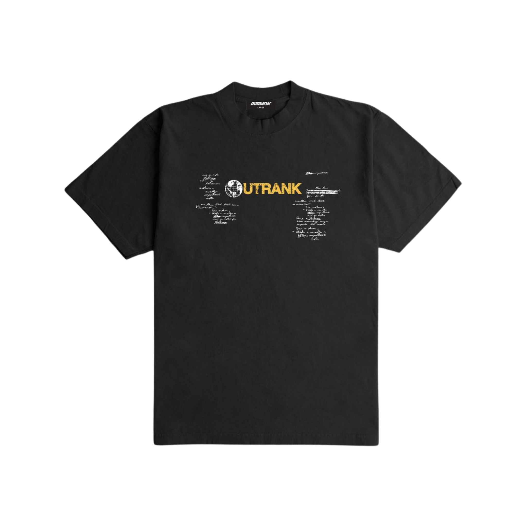 Outrank Cash Rules Ultra Heavyweight Tee (Black)