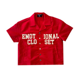 Mixed Emotion "Backyard" Nylon Shirt (Red)