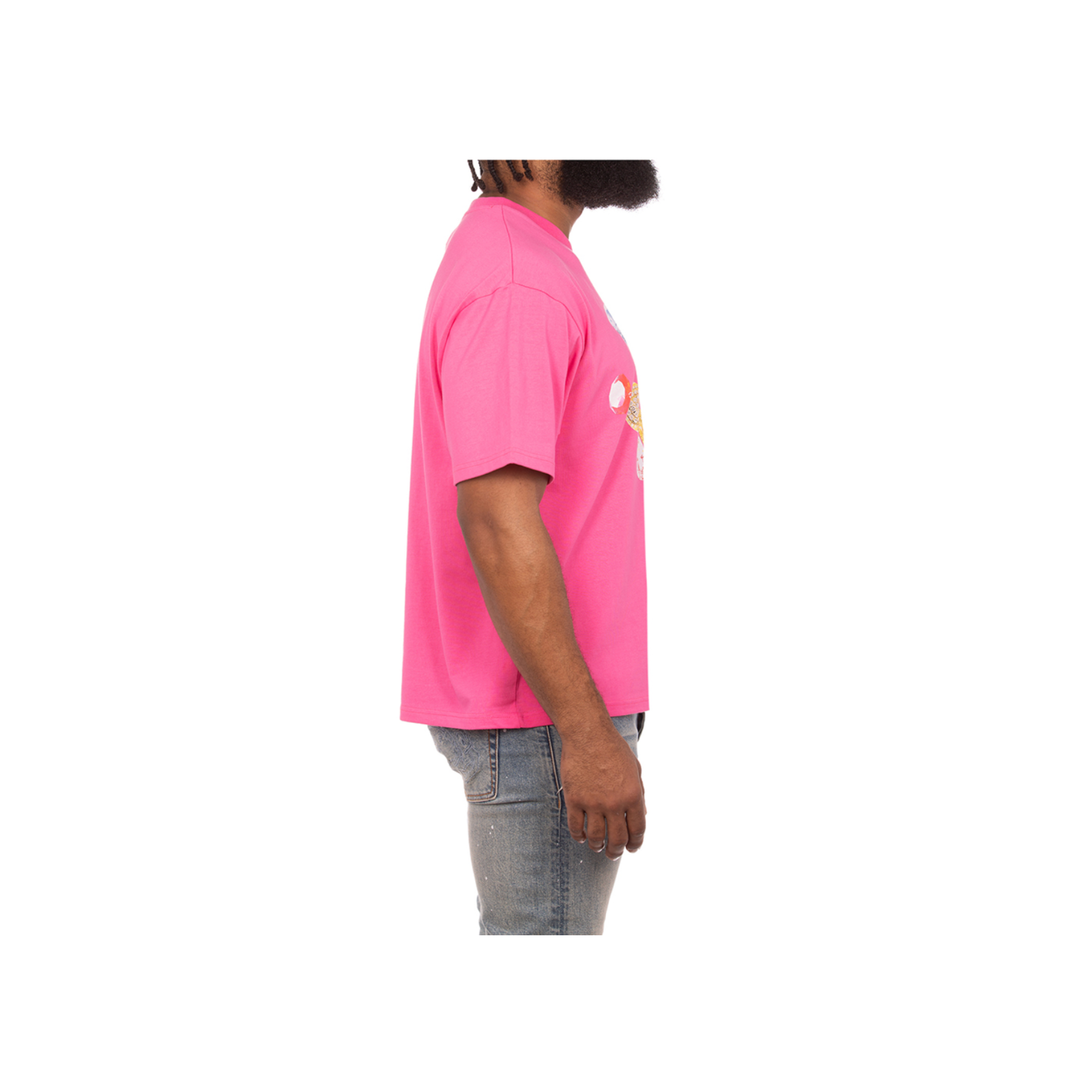 Billionaire Boys Club Smile SS Knit CROPPED FIT (Carmine Rose) - Billionaire Boys Club