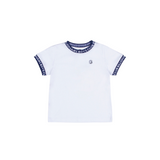 Kids Billionaire Boys Club Signature SS Knit (White) - Billionaire Boys Club