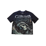 Godspeed Sunken Liberty 2 Tee  (Black Wash) - Godspeed