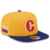 Colombia Baseball New Era 2026 World Baseball Classic 9FIFTY A-Frame Snapback Hat - Yellow/Blue - New Era