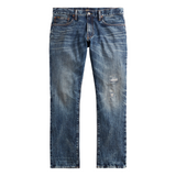 Polo Ralph Lauren Varick Slim Straight Distressed Jean - Polo Ralph Lauren