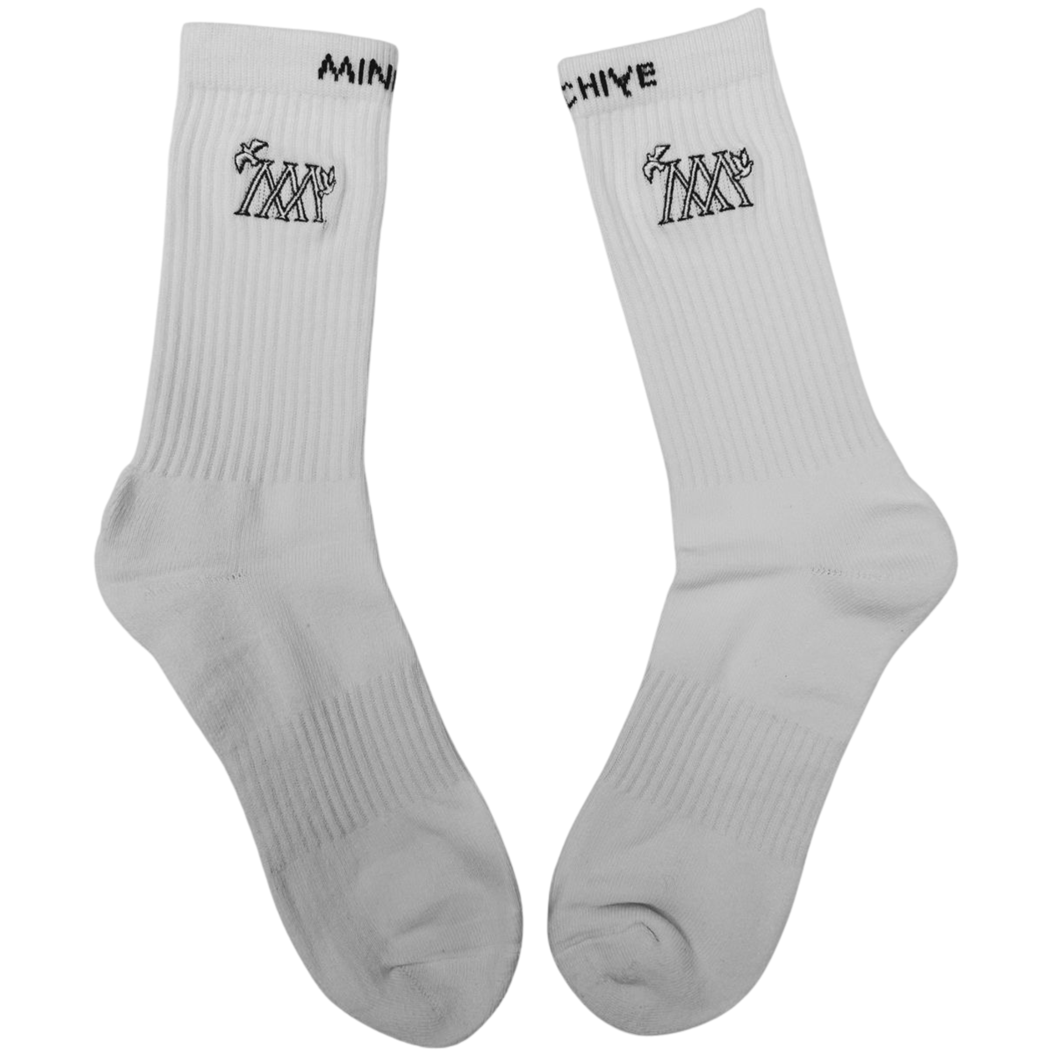 Archive Ministry "AM Logo Sock" (White) - Archive Ministry