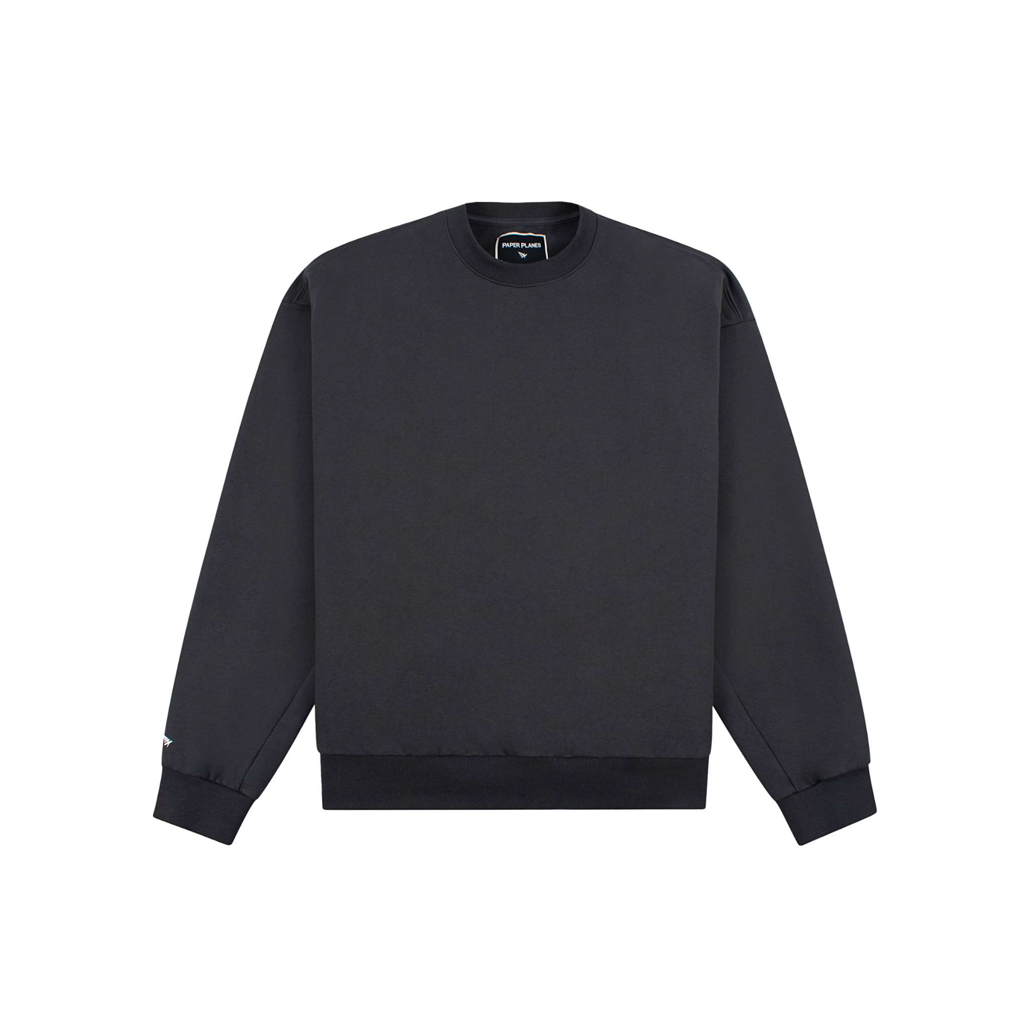 Paper Planes Relaxed Sunset Crewneck (Washed Black) - Paper Plane
