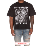 Billionaire Boys "Giant" SS Knit (Cropped Fit) (Black)