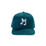 Memory Lane Melodic M Snapback Hat (Dark Aqua) - Memory Lane