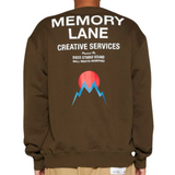 Memory Lane Creative Services Crewneck (Olive) - Memory Lane