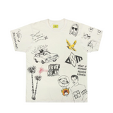 DSM "Doodle" Tee - (Antique White) - Diet Starts Monday
